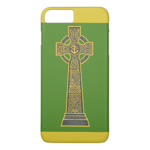 Coque iPhone 8 Plus/7 Plus Croix celtique avec Harpe