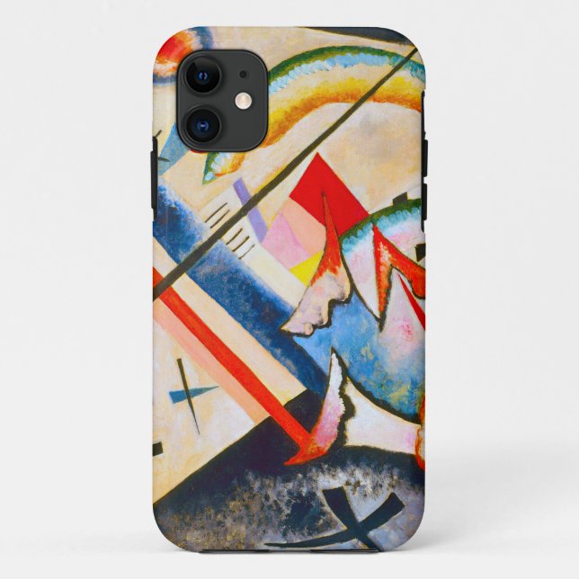 Coques Case-Mate iPhone Croix de blanc de Kandinsky (Dos)