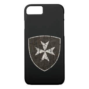 Case-Mate iPhone Case Croix de Hospitaller de chevaliers, affligée