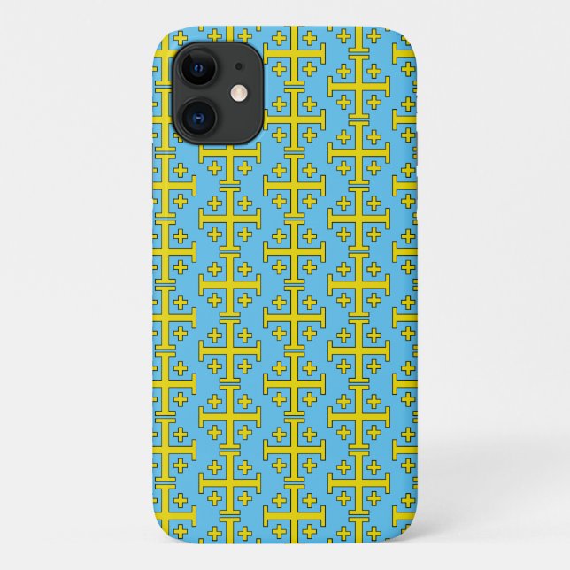 Coques Case-Mate iPhone Croix de Jérusalem Croix quintuple du Christ (Dos)