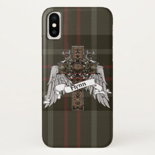 Coques Pour iPhone Croix de tartan de Flynn