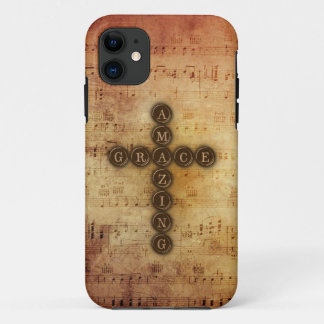 Coque iPhone 11 Croix extraordinaire de grâce sur le musical