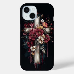 Coque Case-Mate iPhone Croix florale