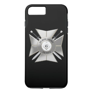 Coque iPhone 7 Plus Croix maçonnique