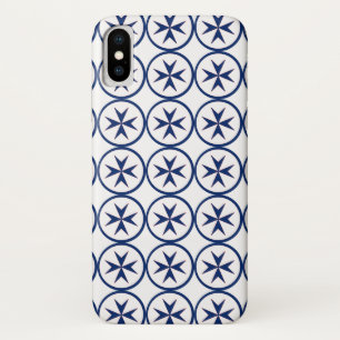 Etui iPhone Case-Mate Croix octogonale BLUE CORSAIR STYLE