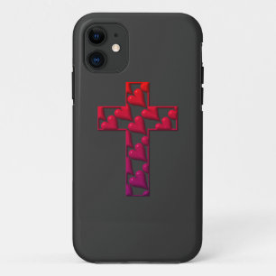 Etui iPhone Case-Mate Croix-Rouge remplie de coeurs