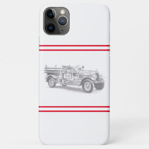Case-Mate iPhone Case croquis au crayon de camion de pompiers vintage de