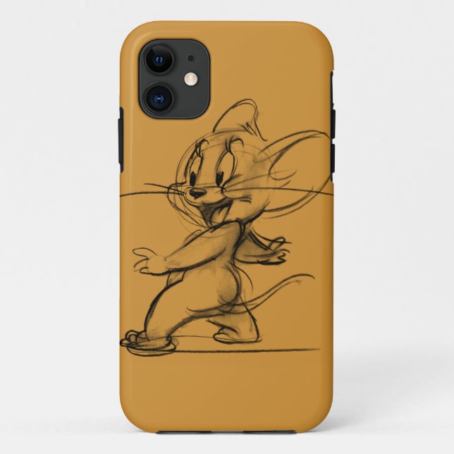 Coques Case-Mate iPhone Croquis côté Jerry (Dos)