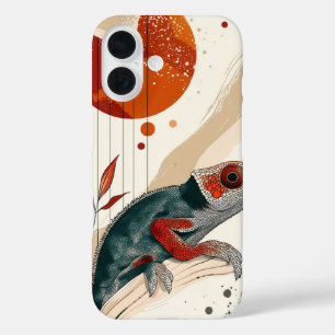 Coque Pour iPhone 16 Croquis de grenouille artistique - Gras & Gratuit