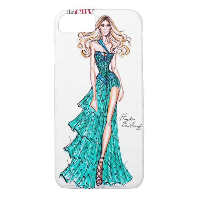 Coques Case-Mate iPhone Croquis de mode - Sarah Jessica Parker. (Dos)