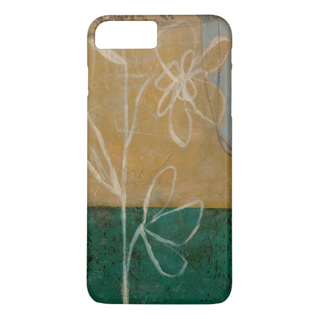 Coques Case-Mate iPhone Croquis floral avec Fleur sauvage et Plante (Dos)