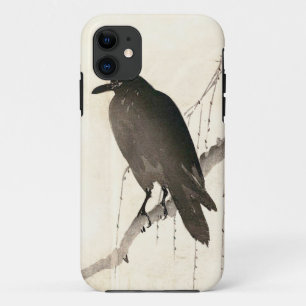 Coque Case-Mate Pour iPhone Croquis japonais d'un corbeau