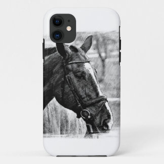 Coque iPhone 11 Croquis noir blanc