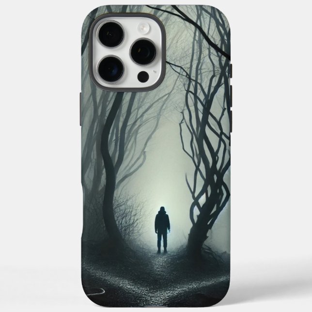 Coques Case-Mate iPhone Crossroads in : Gloomy Forest Art Print (Verso)