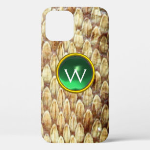 Case-Mate iPhone CASE CROTALUS JADE GREEN GEM MONOGRAMME