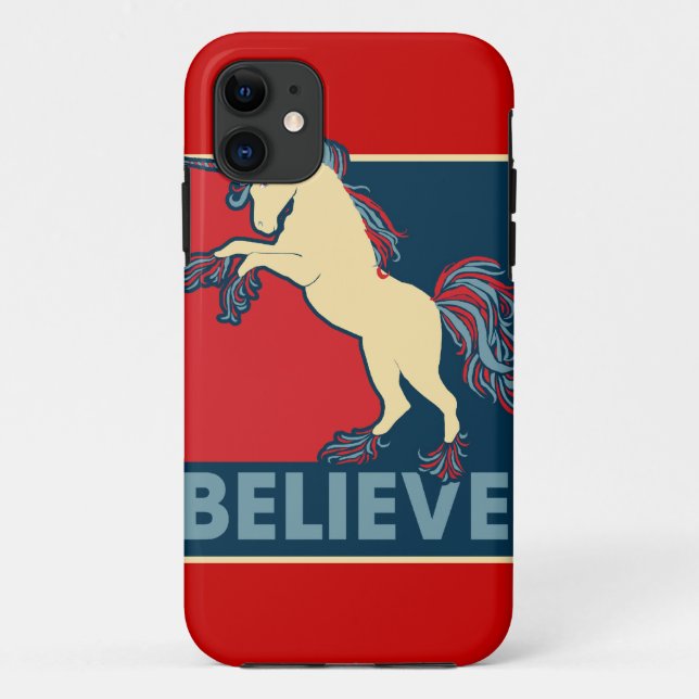 Coques Case-Mate iPhone Croyez en la licorne (Dos)