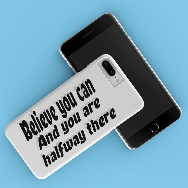 Coques Case-Mate iPhone Croyez Que Vous Pouvez Citer Motivationnel (Créateur téléchargé)