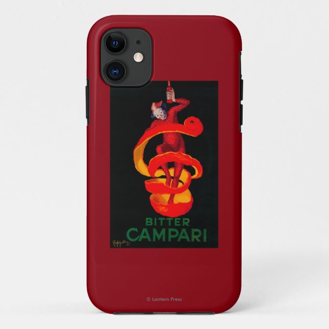 Coques Case-Mate iPhone Cru amer PosterEurope de Campari (Dos)