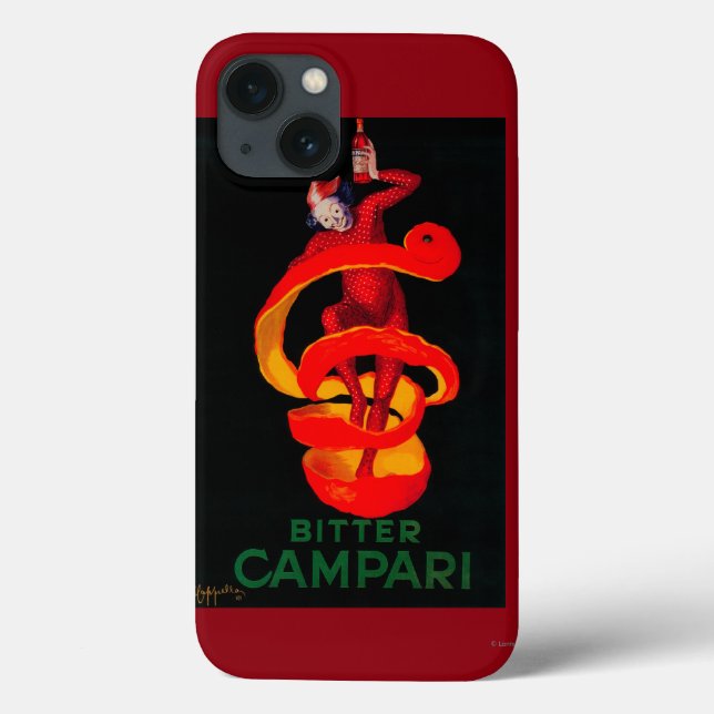 Coques Case-Mate iPhone Cru amer PosterEurope de Campari (Verso)
