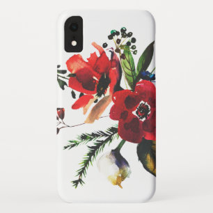 Case-Mate iPhone Case Cru floral élégant d'aquarelle d'hiver