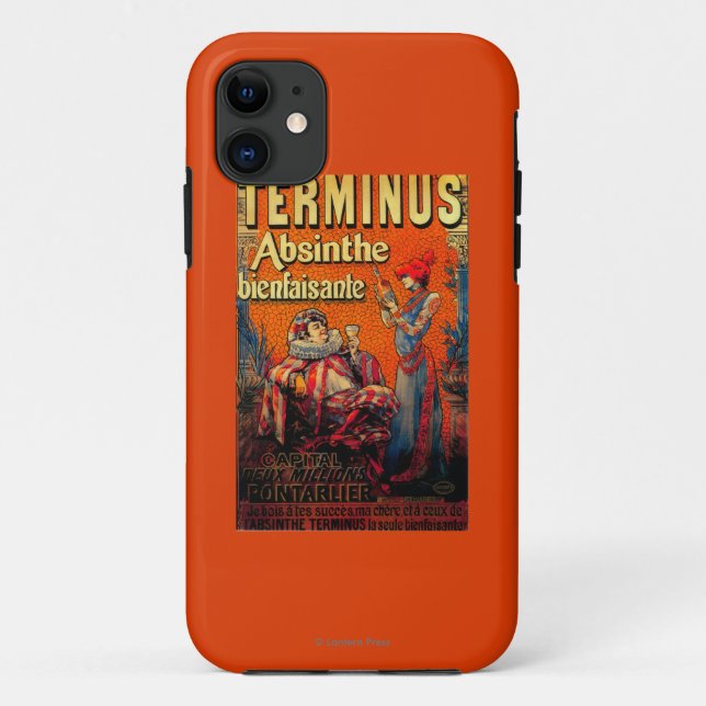 Coques Case-Mate iPhone Cru PosterEurope d'absinthe de terminus (Dos)