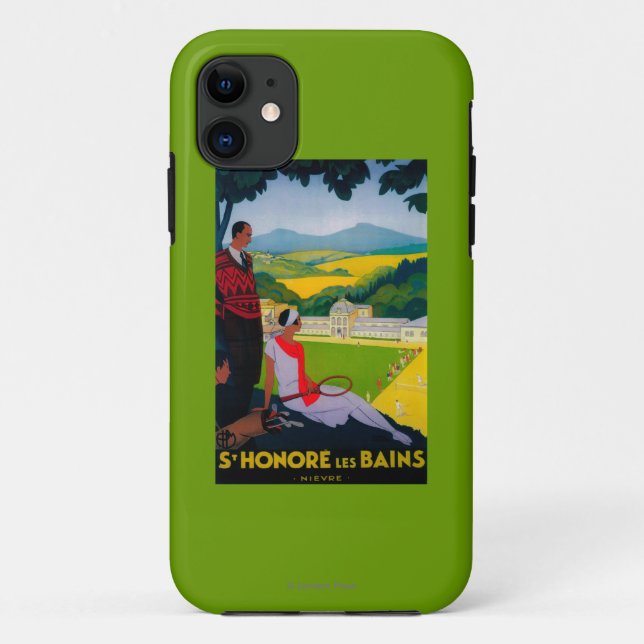 Coques Case-Mate iPhone Cru PosterEurope de Honore Les Bains (Dos)