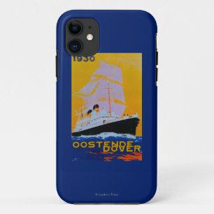 Coque iPhone 11 Cru PosterEurope d'Oostende Douvres