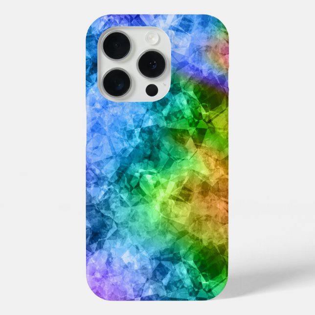 Coques Case-Mate iPhone Crumpled Peacock Blue (Verso)