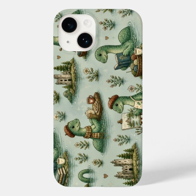 Coques Case-Mate iPhone Cryptides confortables Nessie Monstre du Loch Ness (Verso)