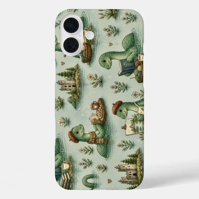 Coques Case-Mate iPhone Cryptides cosy Nessie Monstre du Loch Ness loisirs (Verso)