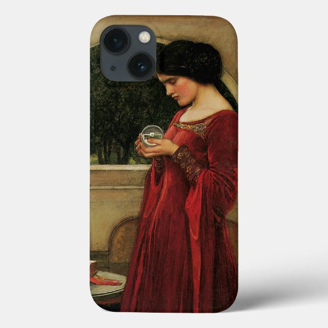 Coques Case-Mate iPhone Crystal Ball Woman Waterhouse Peinture (Verso)