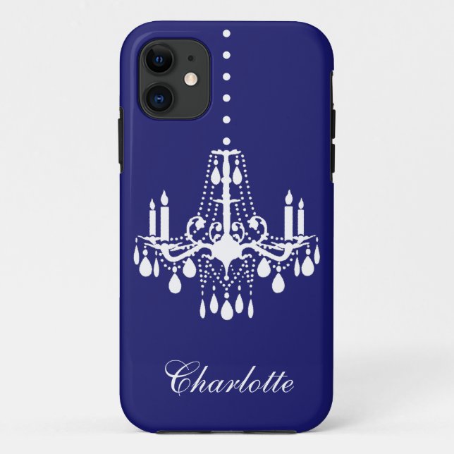 Coques Case-Mate iPhone Crystal Chandelier iPhone 5 Coque-Mate indigo (Dos)