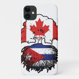 Case-Mate iPhone Case Cuba Drapeau canadien cubain des racines de l'arbr