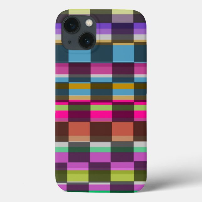 Coques Case-Mate iPhone Cubes colorés (Verso)