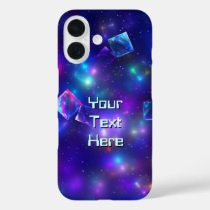 Coque Pour iPhone 16 Cubes cosmiques
