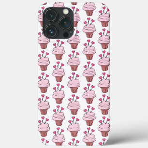 Case-Mate iPhone Case Cubes Cupcakes Rose Et Blanc