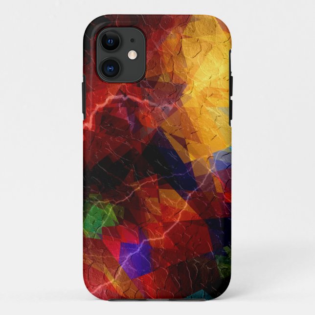 Coques Case-Mate iPhone Cubisme art Abstrait | Motif géométrique moderne 2 (Dos)