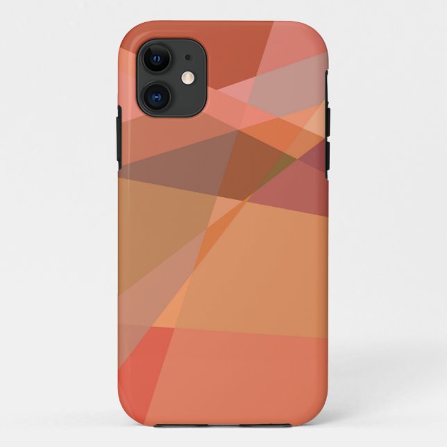 Coques Case-Mate iPhone Cubisme art Abstrait | Motif géométrique rétro 3 (Dos)