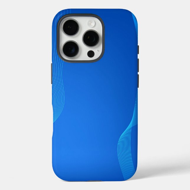 Coques Case-Mate iPhone Cuir bleu élégant (Verso)