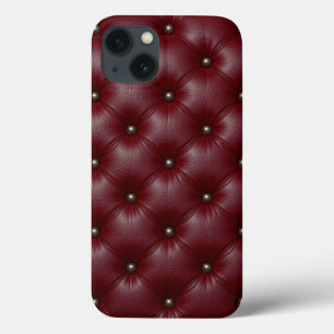 Case-Mate iPhone Case Cuir Bourguignon Luxueux à Motif Cloué ✨
