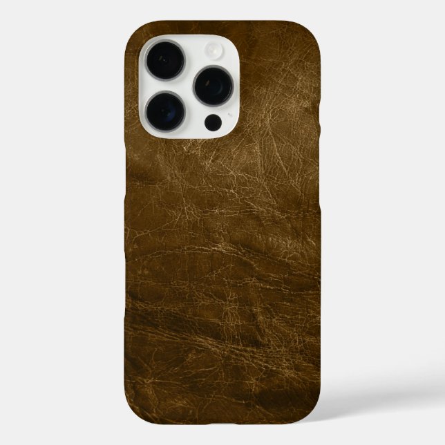 Coques Case-Mate iPhone Cuir Brown usé (Verso)