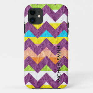 Coque Case-Mate Pour iPhone Cuir coloré Chevron