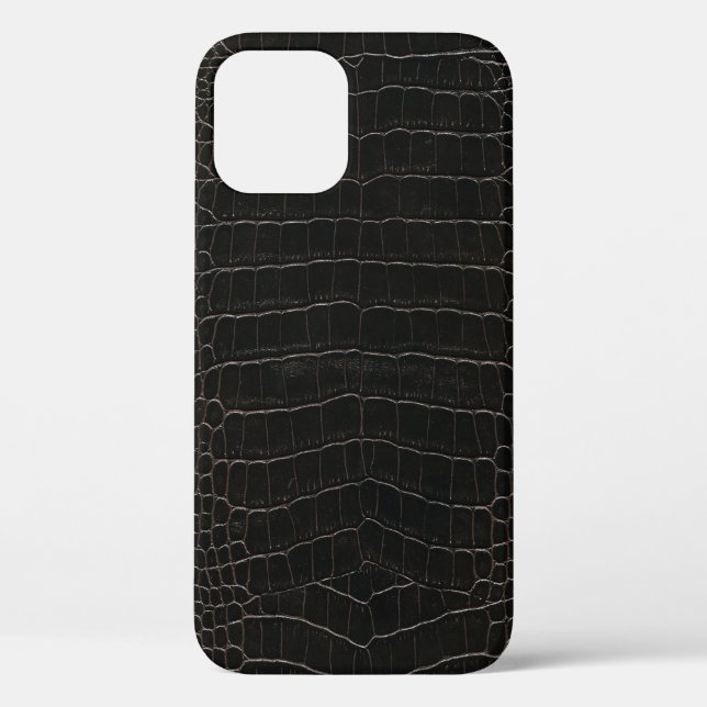 Coques Case-Mate iPhone Cuir de crocodile luxueux : texture textile. (Verso)