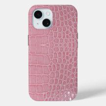 Cuir de crocodile rose esthétique