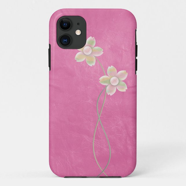 Coques Case-Mate iPhone Cuir floral (Dos)