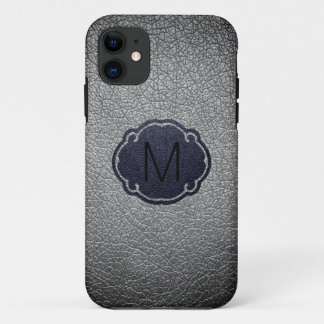 Coque iPhone 11 Cuir gris