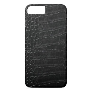 Coque Case-Mate iPhone cuir noir d'alligator