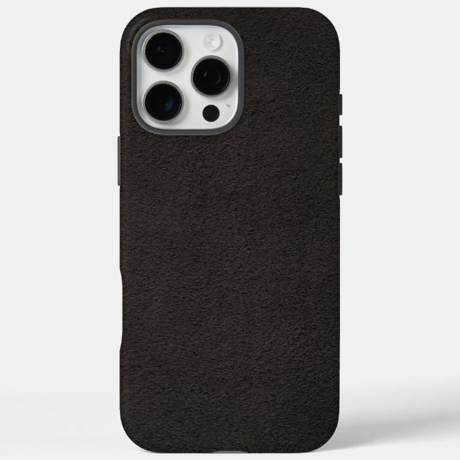Coques Case-Mate iPhone Cuir noir élégant (Verso)