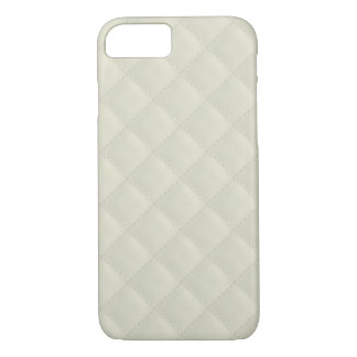 Coque iPhone 7 Cuir piqué par crème