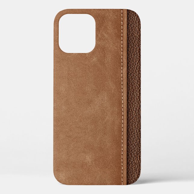 Coques Case-Mate iPhone Cuir pointu : gris, noir arrière - plan. (Verso)